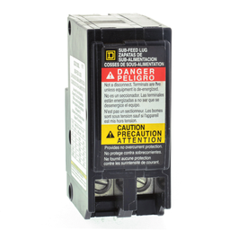 QO2125SL – Mini circuit breaker accessory, QO, lug kit, 125A, 2 pole, 2 spaces, subfeed