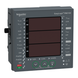 METSEPM2130 – EasyLogic PM2130, Power & Energy meter, up to the 31st harmonic, LED display, RS485, class 0.5S