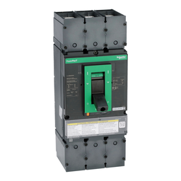 LLL36000S40X – Automatic switch, PowerPact L, 400A, 3 pole, 600VAC, 50kA, lugs, magnetic