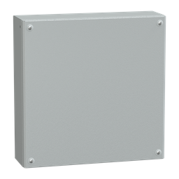 NSYSBM404012 – Metal industrial box plain door H400xW400xD120 IP66 IK10 RAL 7035