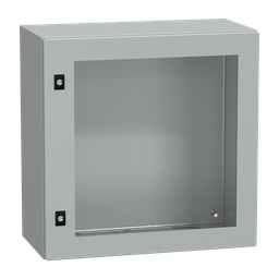 NSYCRN66300T – PanelSeT CRN tspt door w/o mount.plate. H600xW600xD300 IP66 IK08 RAL7035..