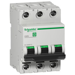 M9F12332 – Miniature circuit breaker (MCB), Multi9 C60N, 3P, 32A, D curve, 10kA (IEC/EN 60947-2)