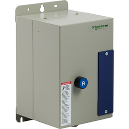 LE1D093A72OG70 – Full voltage nonversing starter, TeSys Deca, 3P, Type 12/3R, 9A, 120VAC coil, unfused