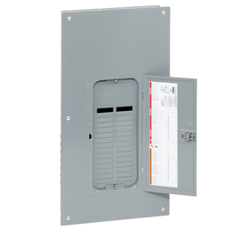 QO130L200PGC – Load center, QO, 1 phase, 30 spaces, 40 circuits, 200A convertible main lugs, PoN, NEMA1, gnd bar, combo cover