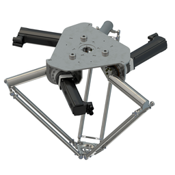 VRKP2S0FNC00000 – Delta 3 robot, P2, 3-5 axis, 15 kg permissible load, 0-800 mm working envelop