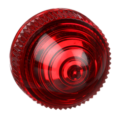 9001R9 – 30mm Push Button, Types K or SK, pilot light lens, plastic domed, red