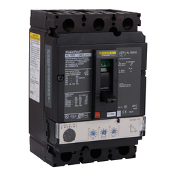 HLL36060U31X – Circuit breaker, PowerPacT H, 60A, 3 pole, 600VAC, 50kA, lugs, Micrologic 3.2, 80%