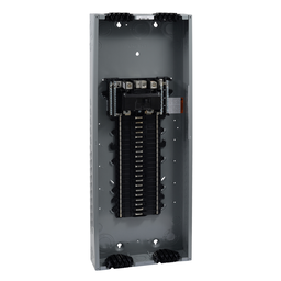 QO142M200PQ – Load center, QO, 1 phase, 42 spaces, 52 circuits, 200A convertible main breaker, PoN, NEMA1, Qwik-grip
