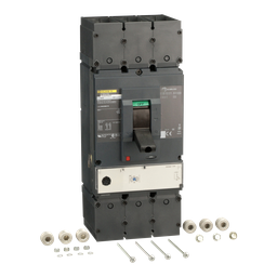 LJL36600M37X – Motor circuit protector, PowerPacT L, 600A, 3 pole, 600VAC, 25kA, lugs, MicroLogic 1.3M, 80%