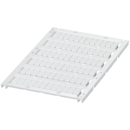 NSYTRABPV5 – Marking card, Linergy TR, with 6 strips, 5mm, unprinted, 72 characters, white, Set of 10