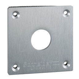 XAPE301 – Drilled front plate, Harmony XAP, XB2 SL, metal, 1 cut out, 72x72mm, 22mm