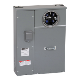 EMT1225CB – Meter socket, ringed, 1 phase, 3 wire, 225A, 5 jaws, 120/240VAC, Series A, test block bypass, EUSERC