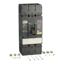 LGL36000S60X – Automatic switch, PowerPact L, 600A, 3 pole, 600VAC, 18kA, lugs, magnetic