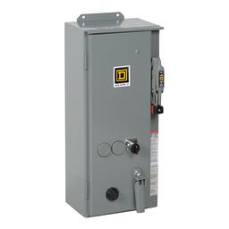 8538SBA23V81CF4T – NEMA combination starter, Type S, 30A fusible disconnect, Size 0, 18A, 5HP at 600VAC, 3 phase, 3 pole, melting alloy, 120VAC coil, NEMA 12