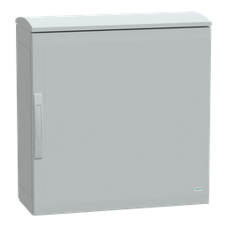 NSYPLAT773G – Floor standing polyester enclosure, Thalassa PLA, plain door, ventilated canopy, 750x750x320mm, IP44, IK10
