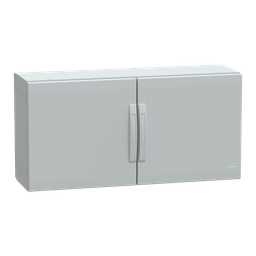 NSYPLA5103G – Floor standing polyester enclosure, Thalassa PLA, plain door, completely sealed, 500x1000x320mm, IP65, IK10