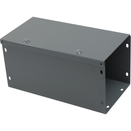 LDB61 – Wireway, Square-Duct, 6 inch by 6 inch, 1 foot long, hinged cover, N1 paint, NEMA 1