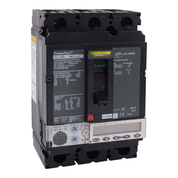 HJL36150U44X – Circuit breaker, PowerPacT H, 150A, 3 pole, 600VAC, 25kA, lugs, Micrologic 6.2A, 80%
