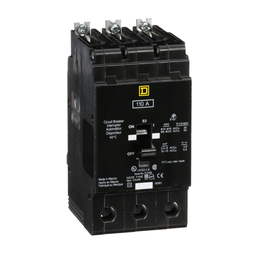EJB34110 – Mini circuit breaker, E-Frame, 110A, 3 pole, 480Y/277VAC, 100kA max, bolt on