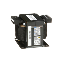 9070T500D52 – Transformer, Type T, industrial control, 500VA, 1 phase, 380/400/415V primary, 12/24V secondary, 115C rise