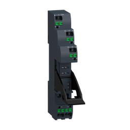 RGZE05P – push in socket with clamp, Harmony Electromechanical Relays, for RXG1 relays, 10A, push in terminals, separate contact