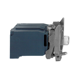 ZB4BV3 – Light block with body fixing collar, Harmony XB4, metal, with BA9s bulb, 110…120V AC