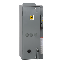 8538SDA24V02S – NEMA combination starter, Type S, 60A fusible disconnect, Size 2, 45A, 25HP at 600VAC, 3 phase, 3 pole, melting alloy, 120VAC coil, NEMA 12