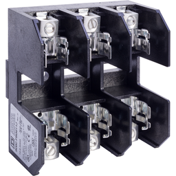 9080FB3611J – Fuse holder, Square D 9080FB, max 30A rated, 600VAC/DC, Class J type fuses, 3 pole, surface mount