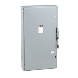 H365NR – Safety switch, heavy duty, fusible, 400A, 4 wire, 3 pole, 1 neutral, 250hp, 600VAC/DC, NEMA 3R