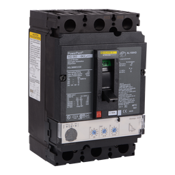 HGL36060CU33X – Circuit breaker, PowerPacT H, 60A, 3 pole, 600VAC, 18kA, lugs, Micrologic 3.2S, 100%