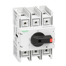 VLS3P100R2 – Disconnect switch, TeSys VLS, body switch, 100A, 50HP at 480VAC, UL98, three phase, 50kA SCCR, size 2, DIN rail mount