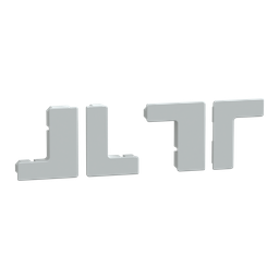 NSYCEPLMBG – blanking corner plate thermoplastic for PLM43 and 54