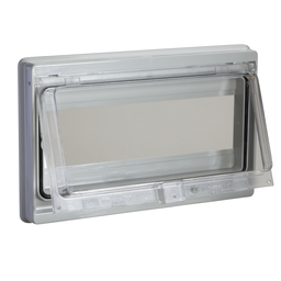NSYMW10MK – Modular front panel with sealed window. Opening 46 x180mm (10 modules).