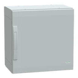 NSYPLA553G – Floor standing polyester enclosure, Thalassa PLA, plain door, completely sealed, 500x500x320mm, IP65, IK10