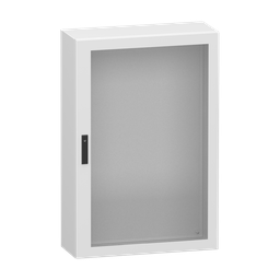 NSYCRN128300T – Glazed steel door, PanelSeT CRN, without mounting plate, 1200x800x300mm, IP66, IK08, RAL7035