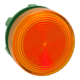 ZB5AV053S – Head for pilot light, Harmony XB5, orange, 22mm, with grooved lens, universal LED