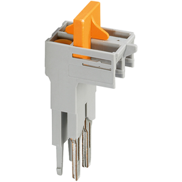 NSYTRASJ2 – Switching jumper, Linergy TR, 2 points, for NSYTRV62TTD terminal, pluggable, orange, set of 10