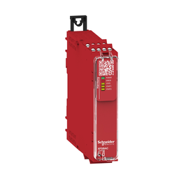SQD XPSBAC34AP ESTOP OR GUARD HARMONY XPS CONNECTED TO SUPPLY TERMINALS 48-240V AC/DC NO INPUTS SCREW