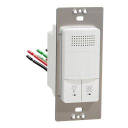 SQR73105WH – Occupancy and humidity sensor, X Series, PIR, single pole, 1 way, white, matte finish