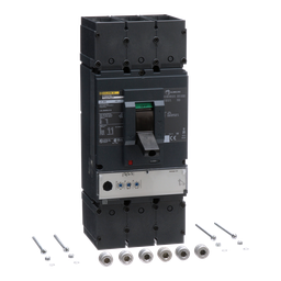 LGL36400U31X – Circuit breaker, PowerPacT L, 400A, 3 pole, 600VAC, 18kA, lugs, MicroLogic 3.3, 80%