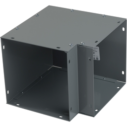 LDB890L – Wireway, Square-Duct, 8 inch by 8 inch, 90 degree elbow, N1 paint, NEMA 1