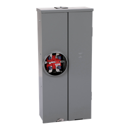 RC816D200CH – Meter mains, Homeline, CSED, ringless socket, 200A, surface mount, maximum 8 spaces, 16 circuits, horn bypass
