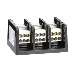9080LBA363106 – Power distribution block, Linergy, 3 pole, 1 line, 6 load, 335A Cu, 270A Al, 600V