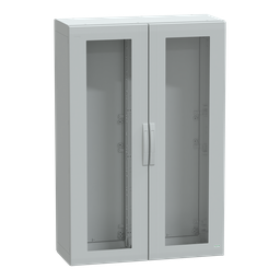 NSYPLA15104TG – Floor standing polyester enclosure, Thalassa PLA, glazed door, completely sealed, 1500x1000x420mm, IP65, IK08