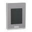 Line-Voltage Fan Coil Room Controller: BACnet MS/TP, RH sensor & control, Silver Case/Fascia [TAA]