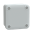 ABS industrial box, PanelSeT TBS, 89x54x89mm, int. 80x47x80mm, low plain cover, IP66, IK07, RAL 7035