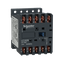 Contactor, TeSys K, 3P, AC-3, lt or eq to 440V 9A, 1 NC aux., 24VAC coil