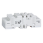 Relay Socket, Harmony 8501N, 11 tubular pins, single tiered screw clamp terminals, DIN rail/panel mount, 15A-300V AC