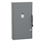Safety switch, heavy duty, non fusible, 600A, 3 pole, 500hp, 600VAC/DC, NEMA 3R, neutral factory installed