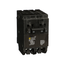Tandem circuit breaker, Homeline, 2 x 1 pole at 15A, 1 x 2 pole at 50A, 120/240VAC, 10kA AIR, plug in, UL